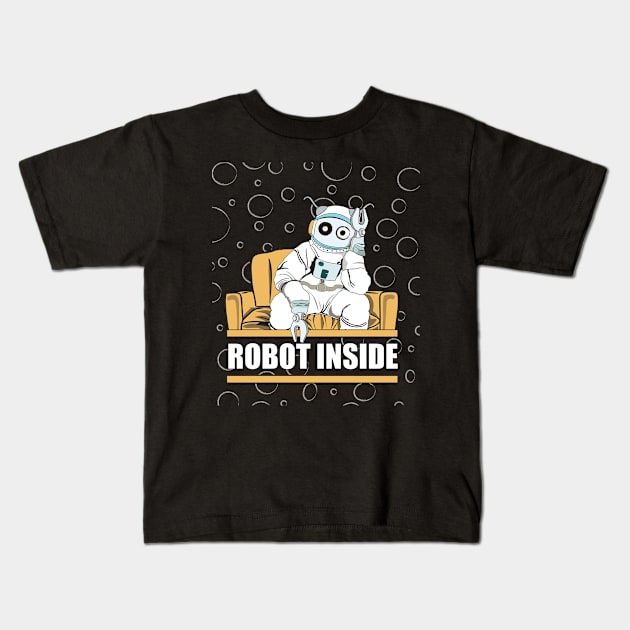 Robot Inside Kids T-Shirt by ThyShirtProject - Affiliate